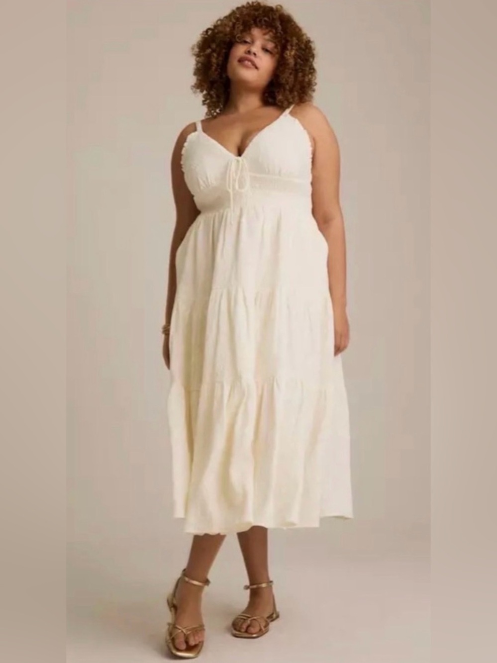 torrid festi tiered midi dress